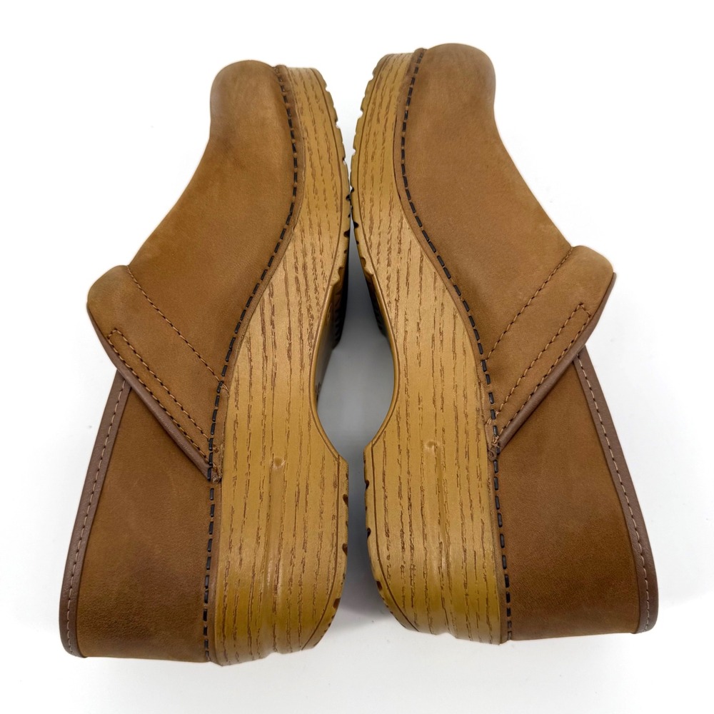 Dansko Professional 38 Honey Pot Leather Comfort Clogs Slip On Shoes Teacher - Picture 7 of 9